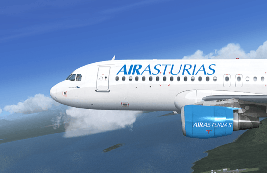 A320-214 de Air Asturias, Project Airbus v2.2