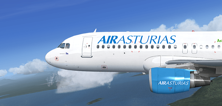 A320-214 de Air Asturias