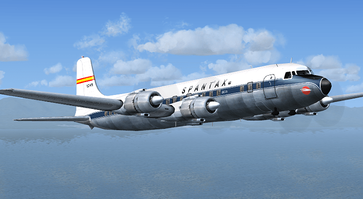 DC7 C de Spantax por Douglas Aircraft Company