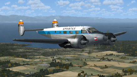 Spantax Beechcraft D18S ó C45H para verlo en la FIO