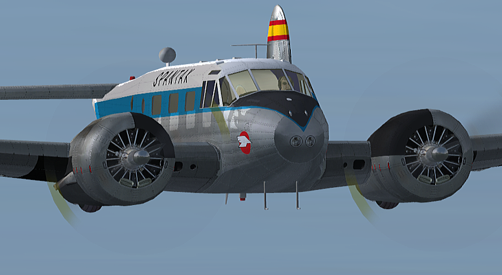 Spantax Beechcraft D18S ó C45H para verlo en la FIO 2 Spantax Beechcraft D18S