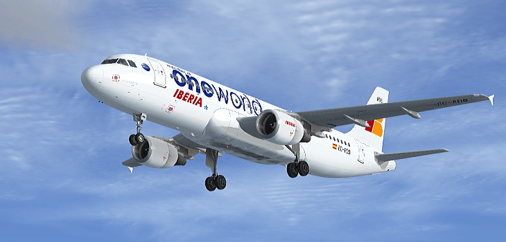 Airbus A320-211 Iberia OneWorld, el primero con el logo oneworld 1 Airbus A320-211 Iberia OneWorld