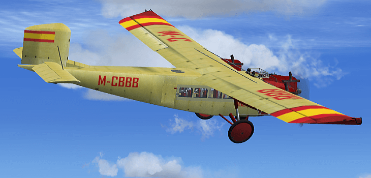 Rohrbach Ro VIII Roland de Iberia, el avión del tiovivo en el Tibidabo 1 Rohrbach R-VII de Iberia