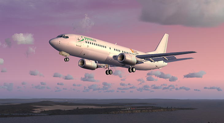 Pyrenair B737-4Y0, se quedó en el camino, descarga EXCLUSIVA