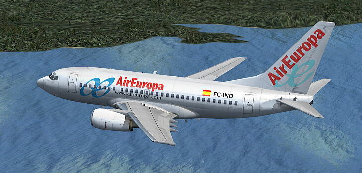 Air Europa B736, de los pocas unidades que tuvo de este modelo 1 Air Europa B736