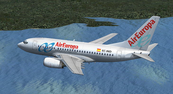 Air Europa B736, de los pocas unidades que tuvo de este modelo