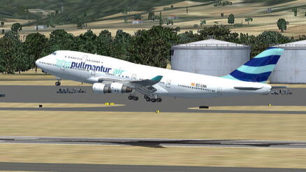 Pullmantur Air Boeing B747-446, soporte vacacional para cruceros
