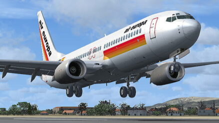 Air Europa B738, textura antigua y competidor del A320