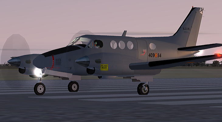 Beech C90 FAE, Ejercito del Aire y del Espacio, EXCLUSIVO