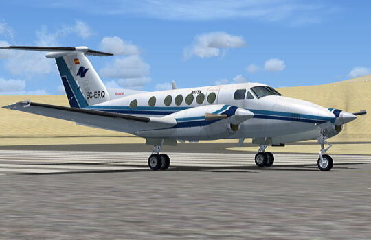 Naysa Beech King Air B200, trabajos aéreos, EXCLUSIVO