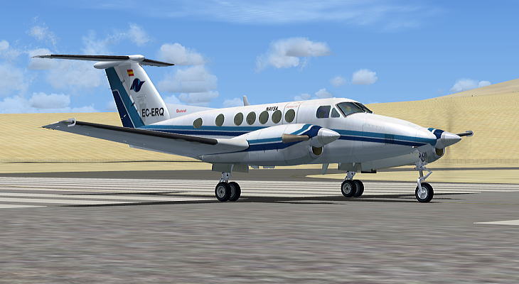Naysa Beech King Air B200, trabajos aéreos, EXCLUSIVO
