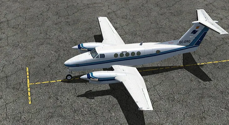 Naysa Beech King Air B200, trabajos aéreos, EXCLUSIVO 4 Naysa Beech King Air B200