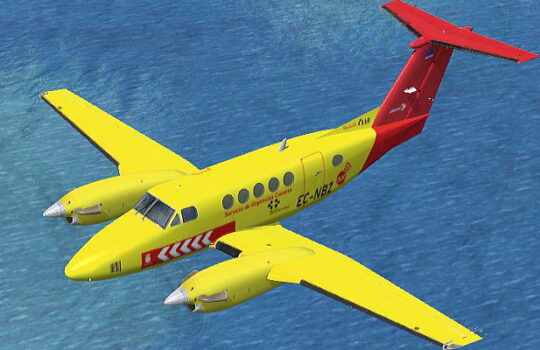 Servicio de Urgencias Canario SUC Beech B200, 2022, EXCLUSIVO