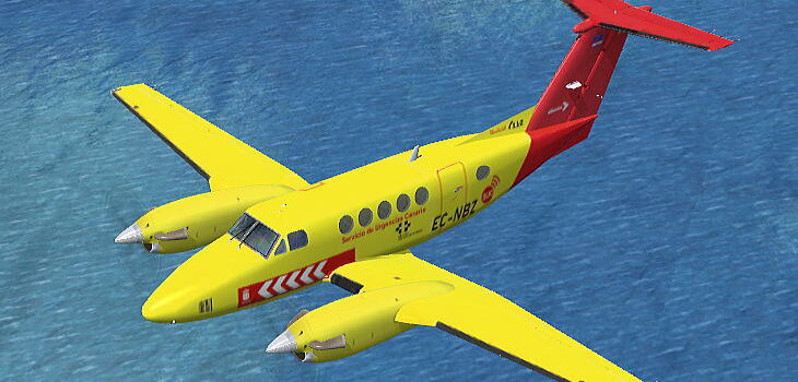 Servicio de Urgencias Canario SUC Beech B200, 2022, EXCLUSIVO 1 Servicio de Urgencias Canario