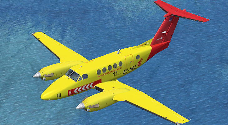 Servicio de Urgencias Canario SUC Beech B200, 2022, EXCLUSIVO