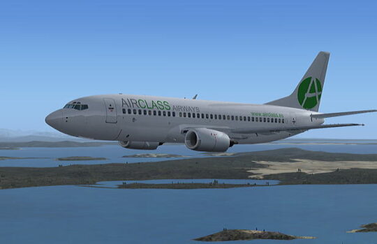 Airclass Airways B737-33A, vuelos charter EXCLUSIVO