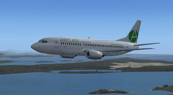 Airclass Airways B737-33A, vuelos charter EXCLUSIVO