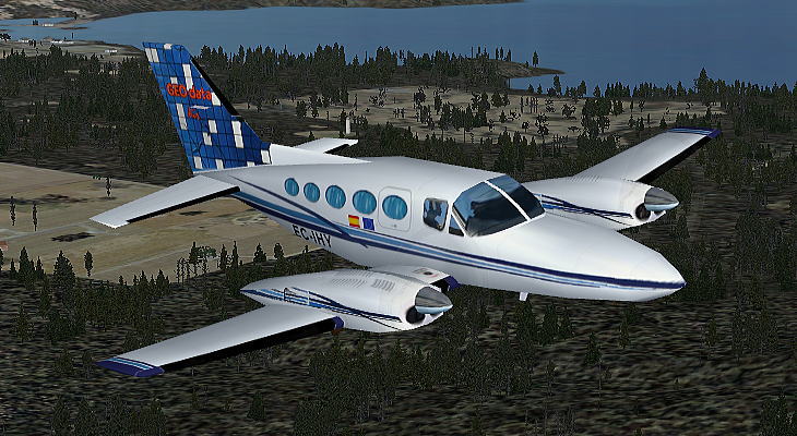 Cessna 421C Golden Eagle, Geo Data Air, EXCLUSIVO