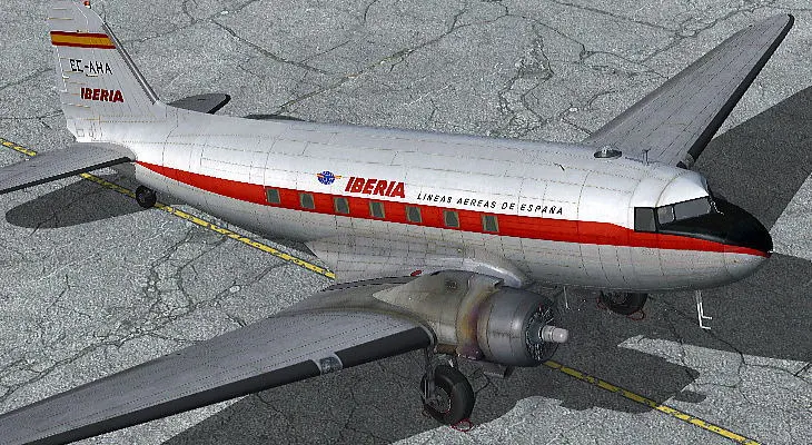 Iberia Douglas DC-3, los primeros para Iberia, 2x1 4 Iberia Douglas DC-3